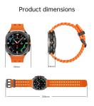 U8 Ultra AMOLED Android 9.0 Smart Watch Men 4G 5G SIM Card WiFi GPS Compass 32GB