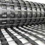 Soil Slope Road Construction 50kn 80kn 100kn Polyester Pet Geogrid Thickness 0
