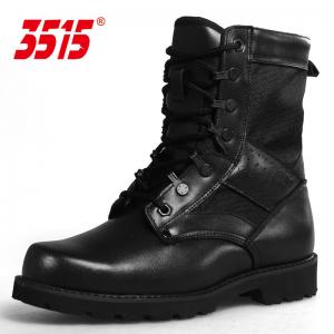 China Wear Resistant Cowhide Military Combat Boots Lightweight Under Armour Combat Boots on sale