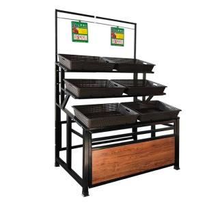 Wholesale Heavy Duty Fruit And Vegetables Shelves Single Sided For Store from china suppliers