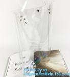 women`s PVC shoulder handbags satchel tote shopping bags, waterproof transparent