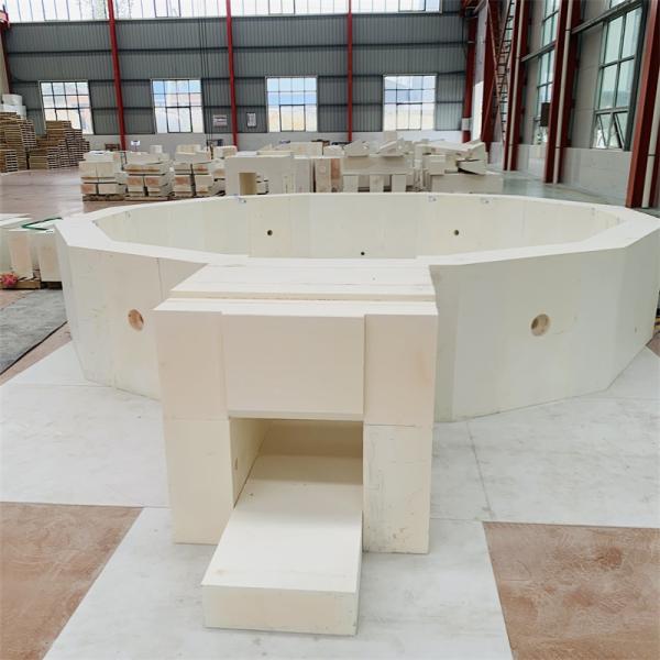 45-50% Al2O3 Content Fused Zirconia Corundum Brick for Temperature Refractory