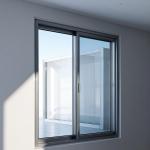 Multi Point Soundproof Sliding Aluminum Window Custom Heat Insulation
