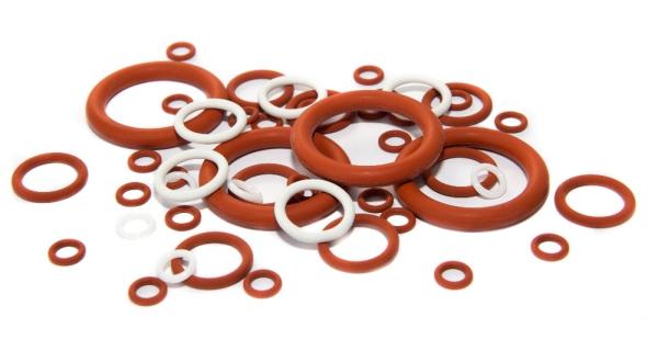 High Performance Silicone Gasket Ring Hot Pressing Molding , Temperature -50℃