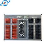 Durable Stainless Steel Optical Trial Lens Set Box Plastic Rim Leather Case