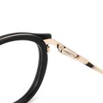 Round Reading Acetate Metal Glasses OEM 4 Color For Women And Men