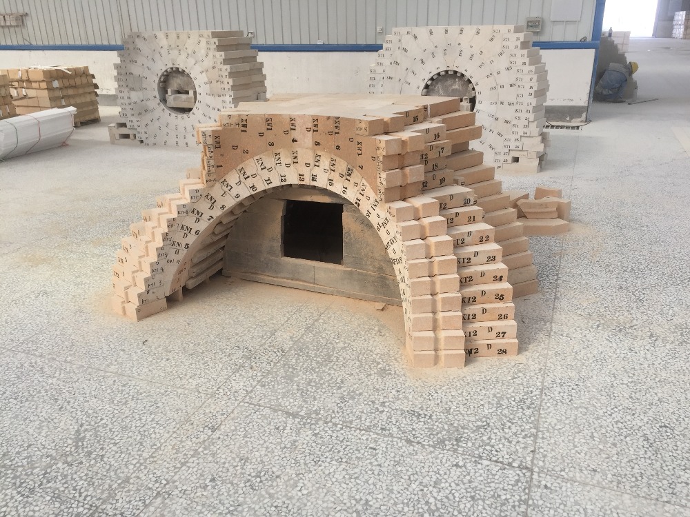 Cement Rotary Kiln Anti-Stripping Bauxite Brick 230*114*65mm with High Alumina Material