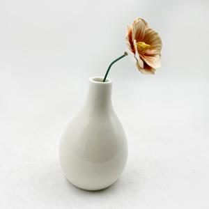 Wholesale Custom Modern Table Ornament Ceramic Flower container Handmade Glaze And Matte Pottery Bud Vase For Home Decor from china suppliers