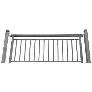 Wholesale Outdoor Balcony Electrostatic Wrought Iron Guardrail Fence Railing Galvanised Steel from china suppliers