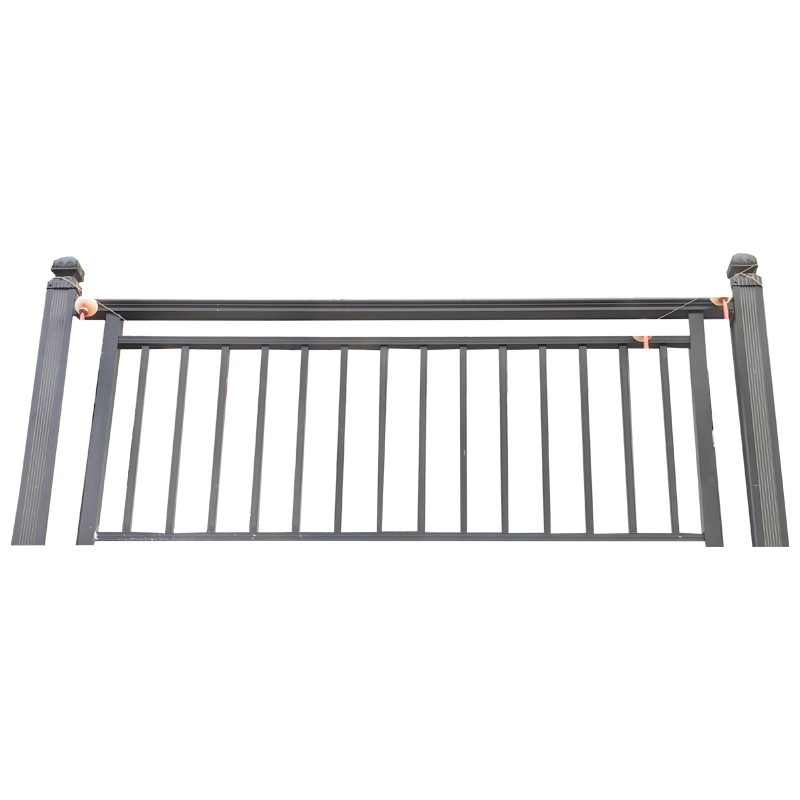 Wrought Exterior Iron Staircase Metal Handrail For Outdoor Steps Bronze Arched