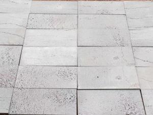 Wholesale Modern Natural Grey Volcanic Rock Tiles Outdoor Paving Tiles Stain Resistance from china suppliers