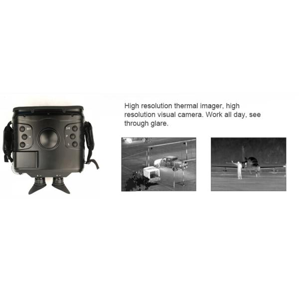 8X Infrared Military Thermal Binoculars 1024x768 OLED With GPS And Laser Range Finder