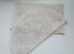 Half round shaggy microfiber entrance mat