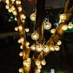 50 LED Flower Blossom Solar String Lights Solar Powered Cherry Blossom Sakura