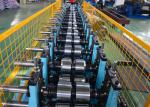 Post Cutting Post Punching CZ Purlin Roll Forming Machine , C Steel Frame