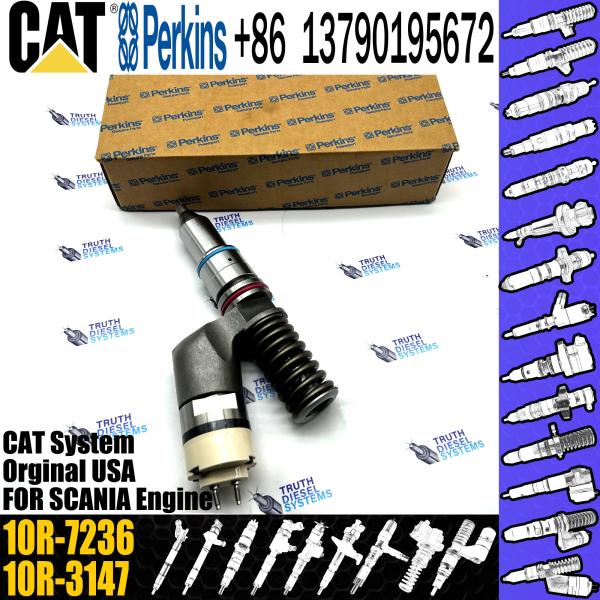 C11 C13 Engine Excavator Oem Common Rail Fuel Injectors 10R-3147 10R-3258 10R
