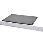 Black Anodizing Aluminum Profile Heat Sink High Efficiency For LED Lighting