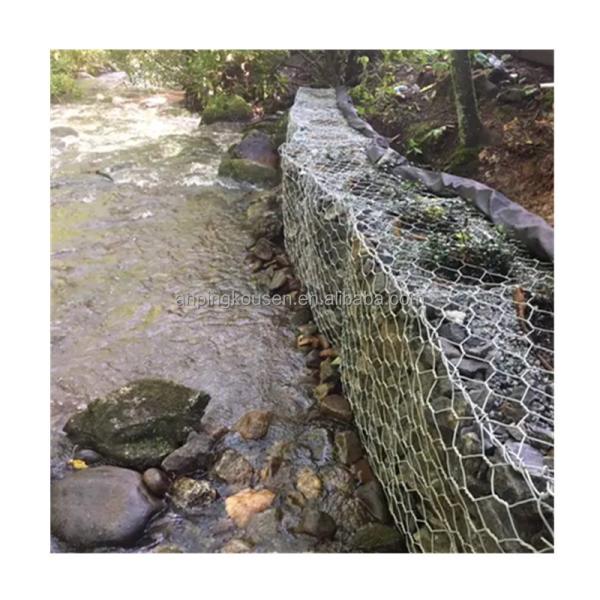 Retaining Wall and River Construction Woven Mesh Hot Dip Galvanized Welded