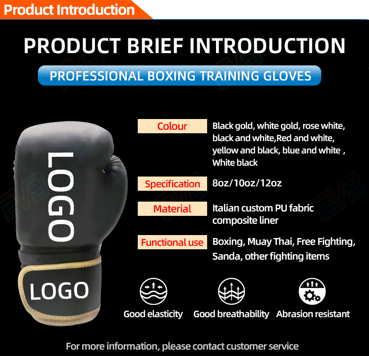 OEM Leather Exercise Boxing Gloves 8-16 Ounce Boxing Gloves Dubai