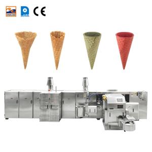 Wholesale Rolled Waffle Ice Cream Cone Production Line 14m Long Commissioning 101 Baking Plates from china suppliers