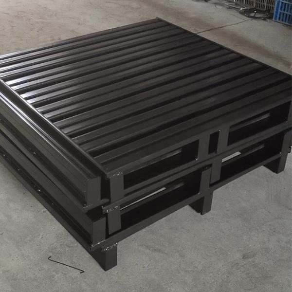 3000KG Industrial Warehouse Steel Pallets Heavy Duty Pallets 2 Way Entry