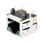 LPJE101A65NL Tab Up Green/Green LED 1X1 Port RJ45 Jack without Integrated