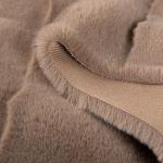 Polyester Long Pile Faux Fur Trim Fabric for Super Soft Faux Rabbit Fur Look and
