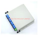 Fiber Optic PLC Splitter 1x8 LGX Module , CATV Fiber Optic Terminal Box Insert