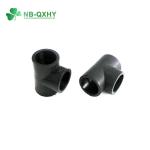 HDPE Pipe Connectors Plastic Injection Pipe Fittings Flange Tee for Customizable