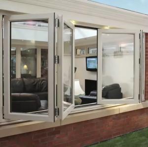 Wholesale Custom Balcony Aluminum Folding Window Tempered Insulated Folding Glass Window from china suppliers