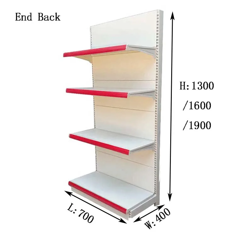 2023 New Shelves China Factory Customized Color Size Steel Double Side Trade Fair Shelves