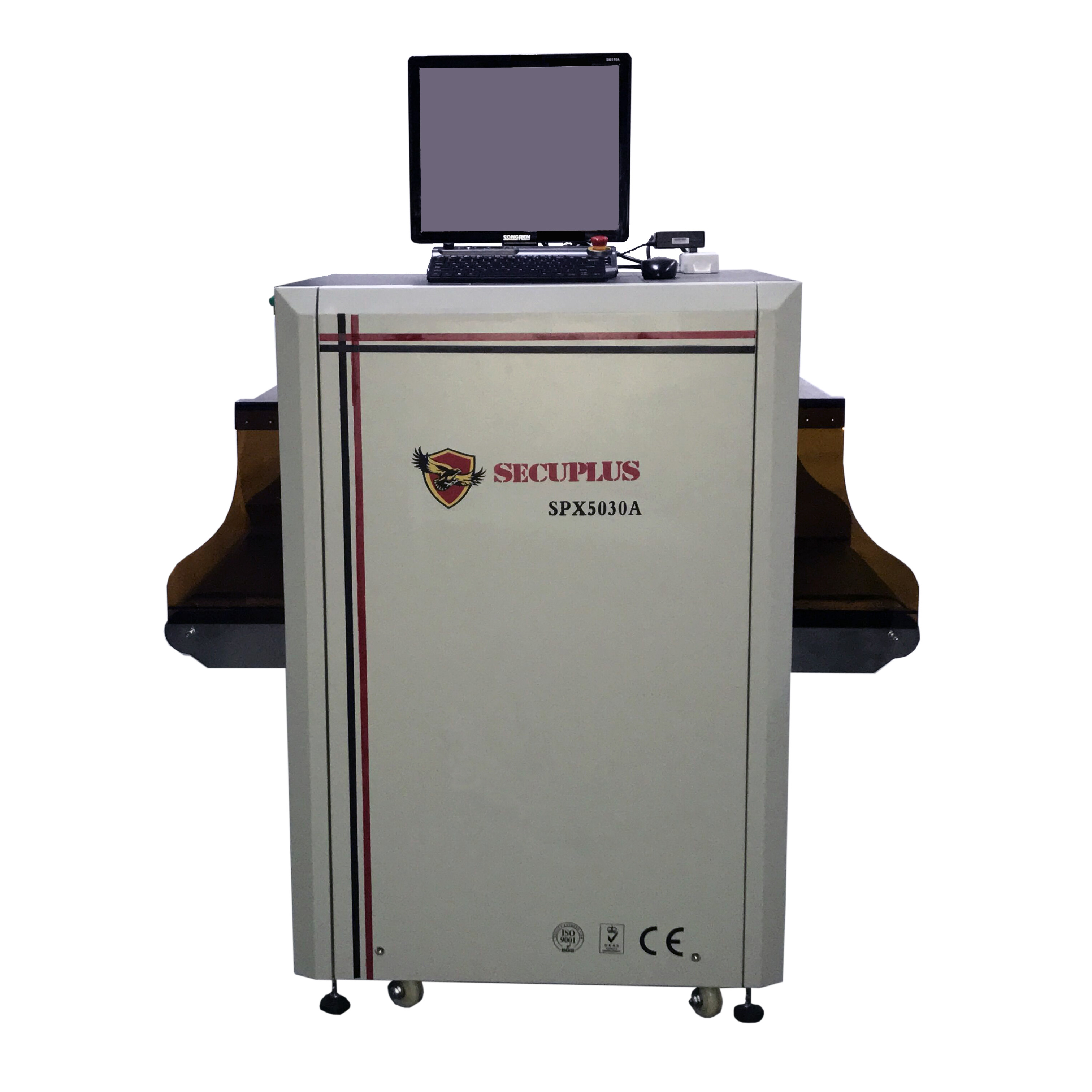 80KV Single View Economical X-Ray Baggage Inspection System With 17 inch Monitor
