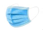 Wave Blue Disposable Face Mask PPE for COVID-19 With Size of 17.5*9.5cm 50pcs /