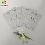 Aluminum Foil Plastic Cosmetic Packaging Bag Facial Packing 3 Sides Seal Mask