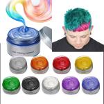 9 Colors Elastic Styling Hair Wax For Man And Woman Temporary Hair Color Wax