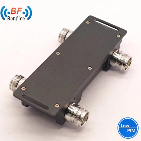 5g 2 in 2 out 617-3800MHz N Type RF Hybrid Combiner 2X2 Grey/Red/Black