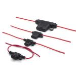 8 10 12 14 16 Awg 18 20 22 24 Gauge Mini Standard Maxi Inline Fuse Holder Fuse