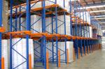 Equipped With Scissor Forklift Drive In Pallet Heavy Duty Steel Storage Racking