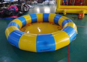 Wholesale 8 Person Towable Tube , Disco Boat Inflatable Water Rocker Saturn for Seashore from china suppliers