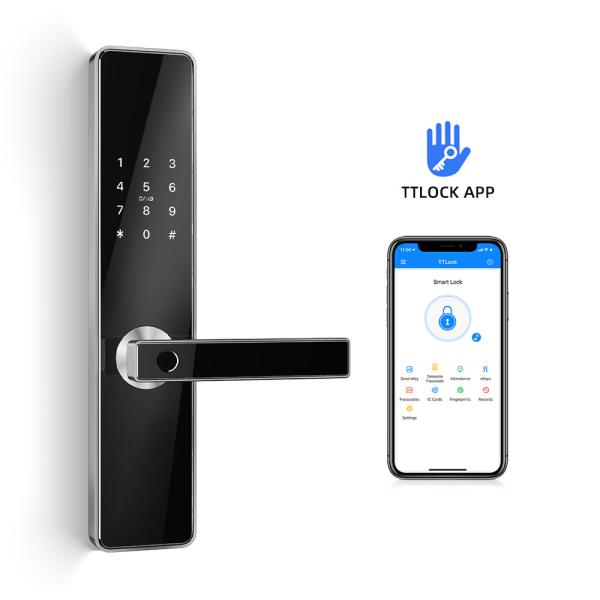 Electronic Door Locks Durable Bluetooth Door Lock , 3D Optical Fingerprint