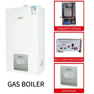 China 26kw 28kw Gas Wall Mounted Boiler Pea Green Shell Lpg Central Heating Boiler on sale