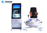 3 DOF Virtual Video Game System Chair , White Custom Logo Single VR Shooting