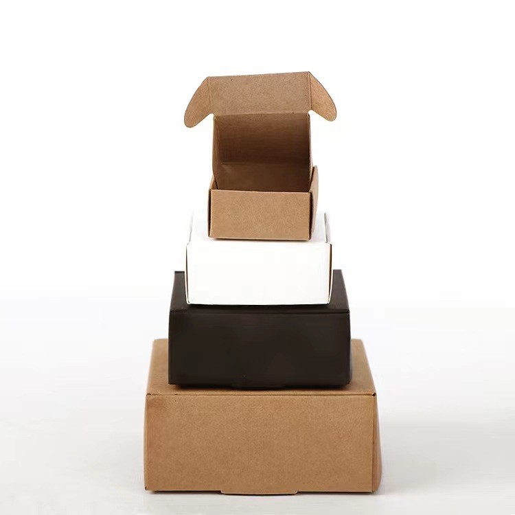 Wholesale of Various Sizes of Spot White Boxes Paperboard Corrugated Carton Box for Multi-Purpose Packaging