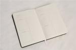 Sturdy Elastic Band Time Schedule Planner , Suede Feel Synthetic Leather Agenda