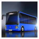 6.6m Pure Electric Buses Mini City Bus Zero Buses For Public Transportation 16