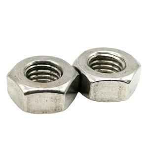 Wholesale M10 Hexagon Nut Din 934 , Q215 Alloy Hex Clinch Nut Closely Pitched Thread from china suppliers