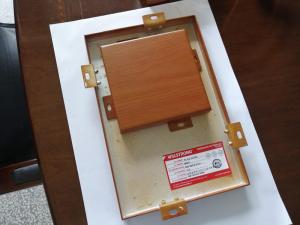 Wholesale Customized Home Decoration 3mm Wood Grain Aluminum Panel from china suppliers