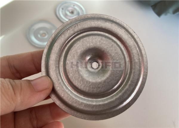 Galvanized Steel 30mm Insulation Fastening Plates For Attaching Insulation And