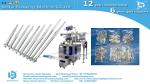 Screws and dowels counting packaging machine with three vibrations