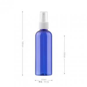 China 100ml Face Toner Fine Mist Spray Bottles Empty PET Refillable Travel Package Bottle on sale